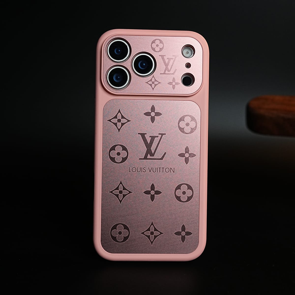 FRATO iPhone 17 Series 17 Pro Max / Pink iPhone 17 Series Premium Monogram Protective Case with Raised Camera Bezel & Slim Fit