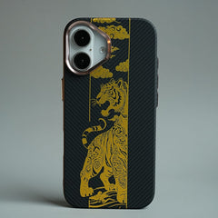 Royal Gold Tiger Edition Magsafe Case for iPhone 17
