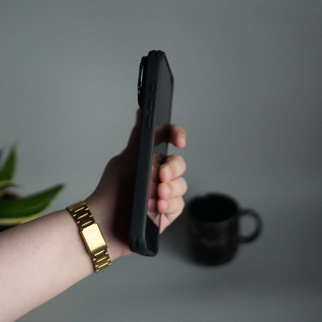 iPhone 17 Series Metal Camera Cap Stand Case Cover | ORANGE