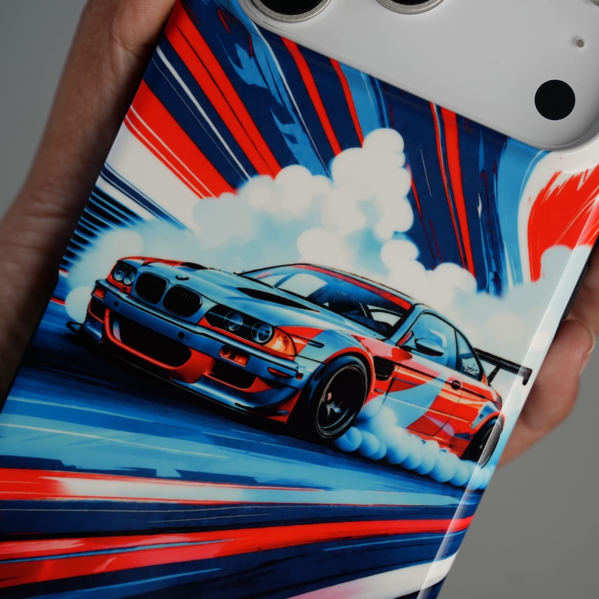 iPhone Racing Drift Graphic Case Sports Car Edition HD Cover