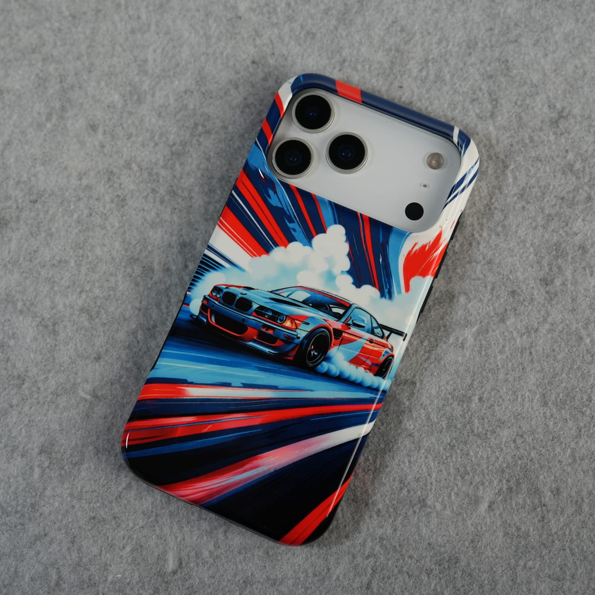 iPhone Racing Drift Graphic Case Sports Car Edition HD Cover