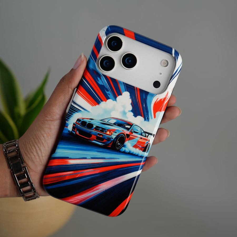 iPhone Racing Drift Graphic Case Sports Car Edition HD Cover