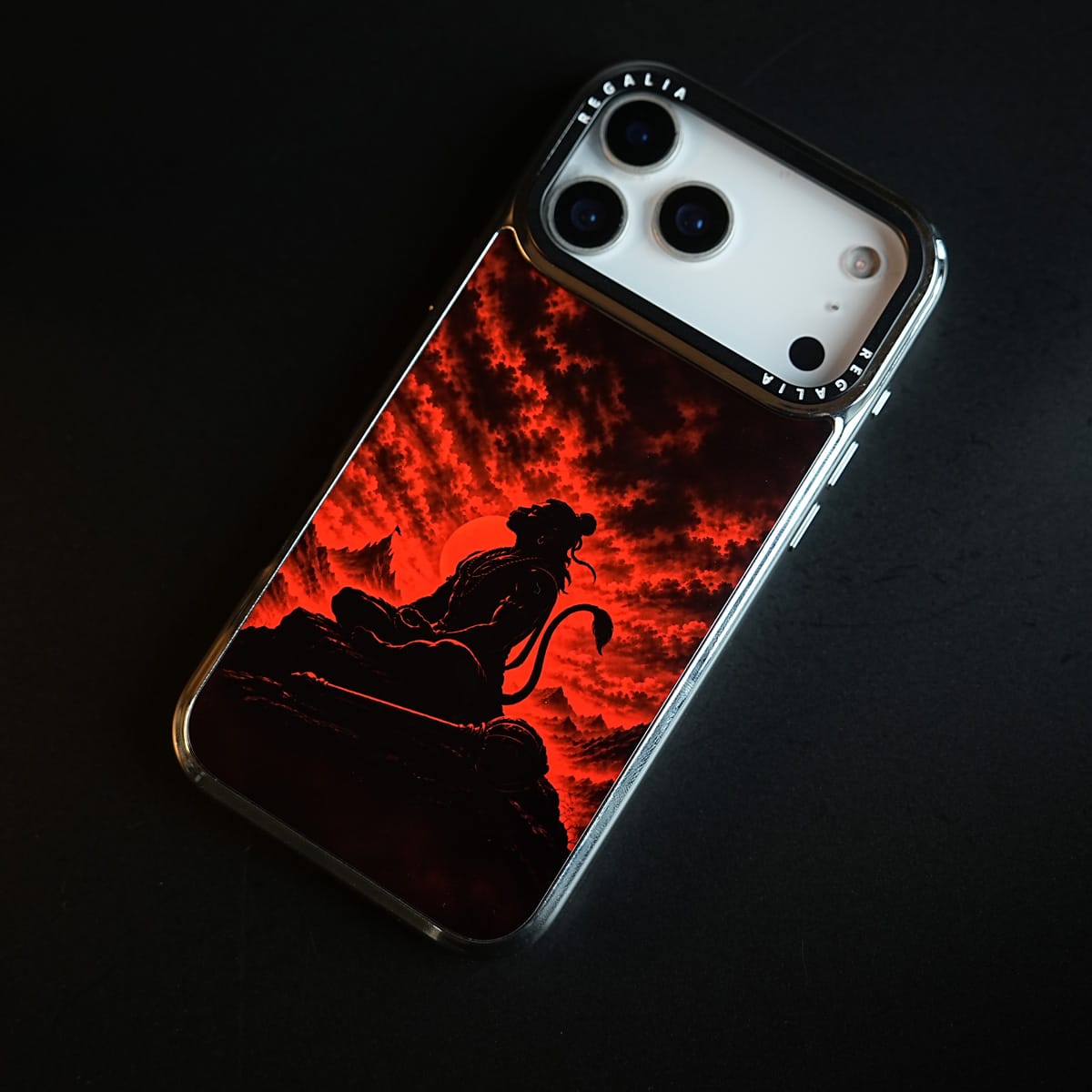 Red Hanuman Artwork Graphic Case For iPhone 18 Series | Premium Armor Case