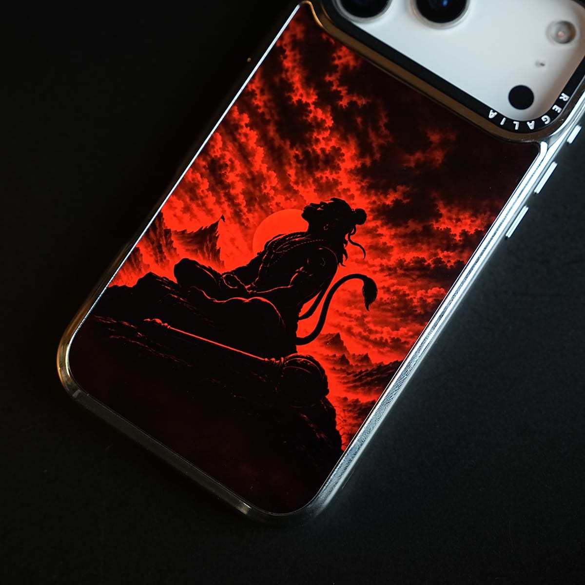 Red Hanuman Artwork Graphic Case For iPhone 18 Series | Premium Armor Case