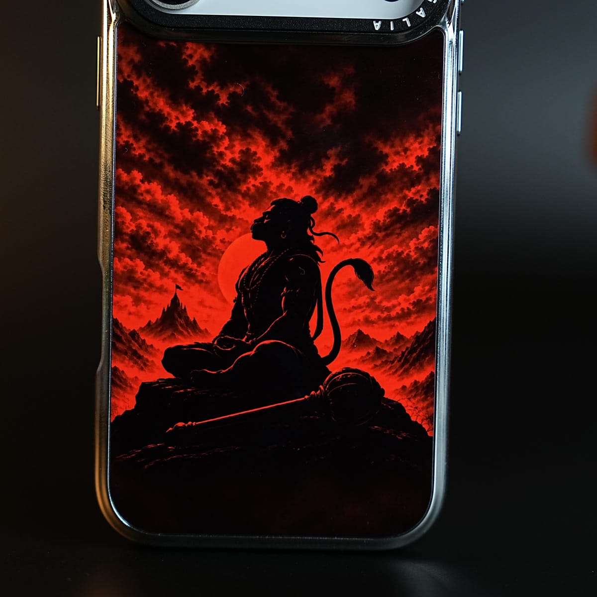 Red Hanuman Artwork Graphic Case For iPhone 18 Series | Premium Armor Case