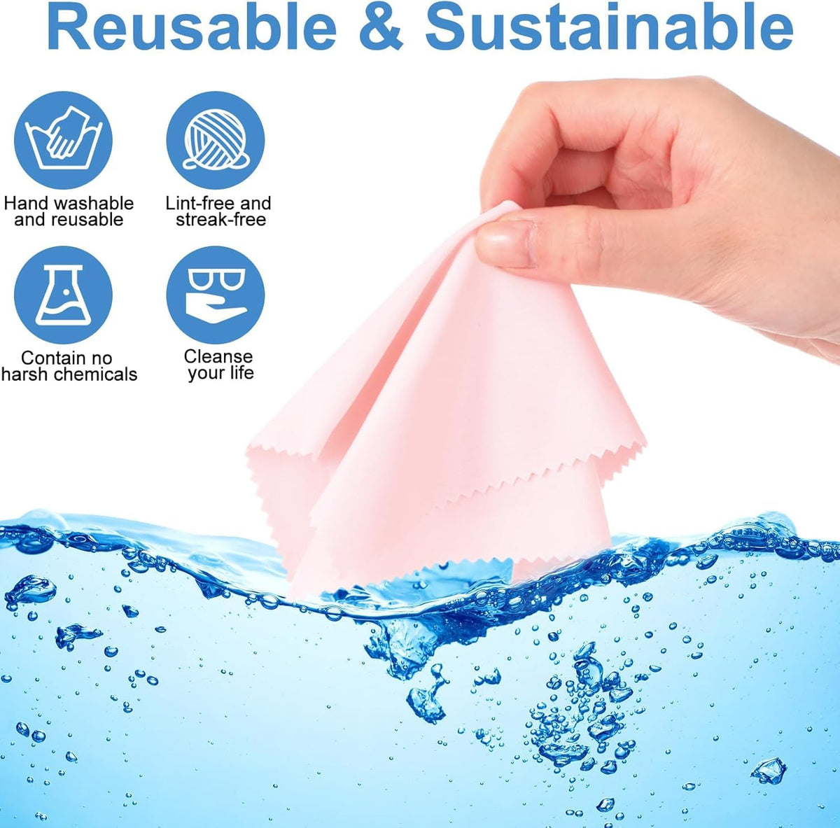 FRATO iPhone Accessories Microfiber Cleaning Cloth (Pack of 2)