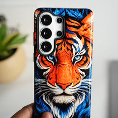 Galaxy Ultra Series Tiger Face HD Glossy Double layer Tough Cover