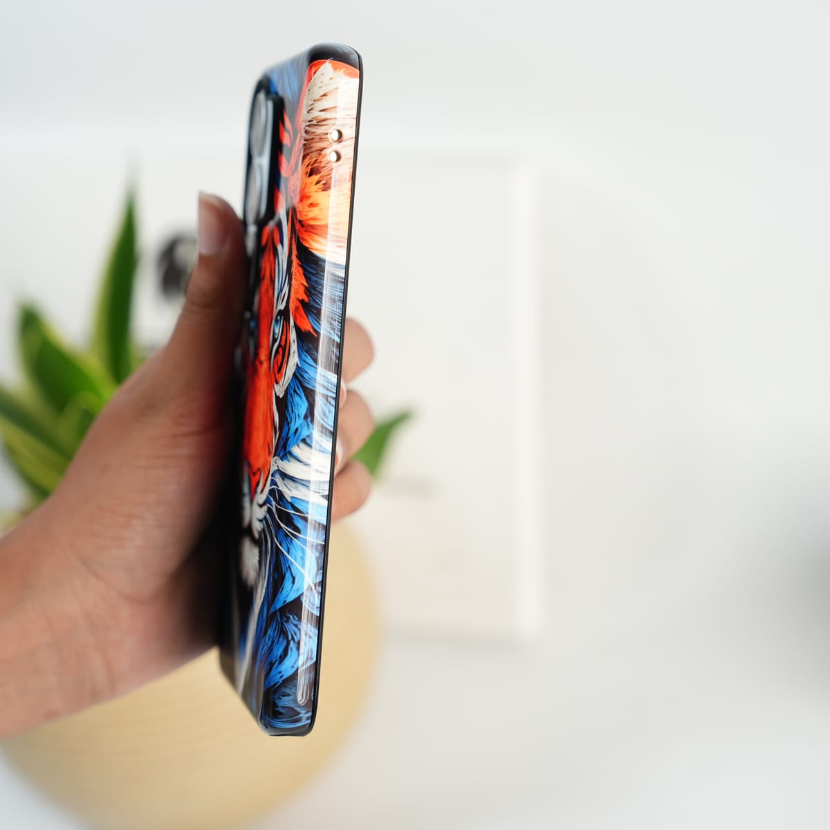 Galaxy Ultra Series Tiger Face HD Glossy Double layer Tough Cover