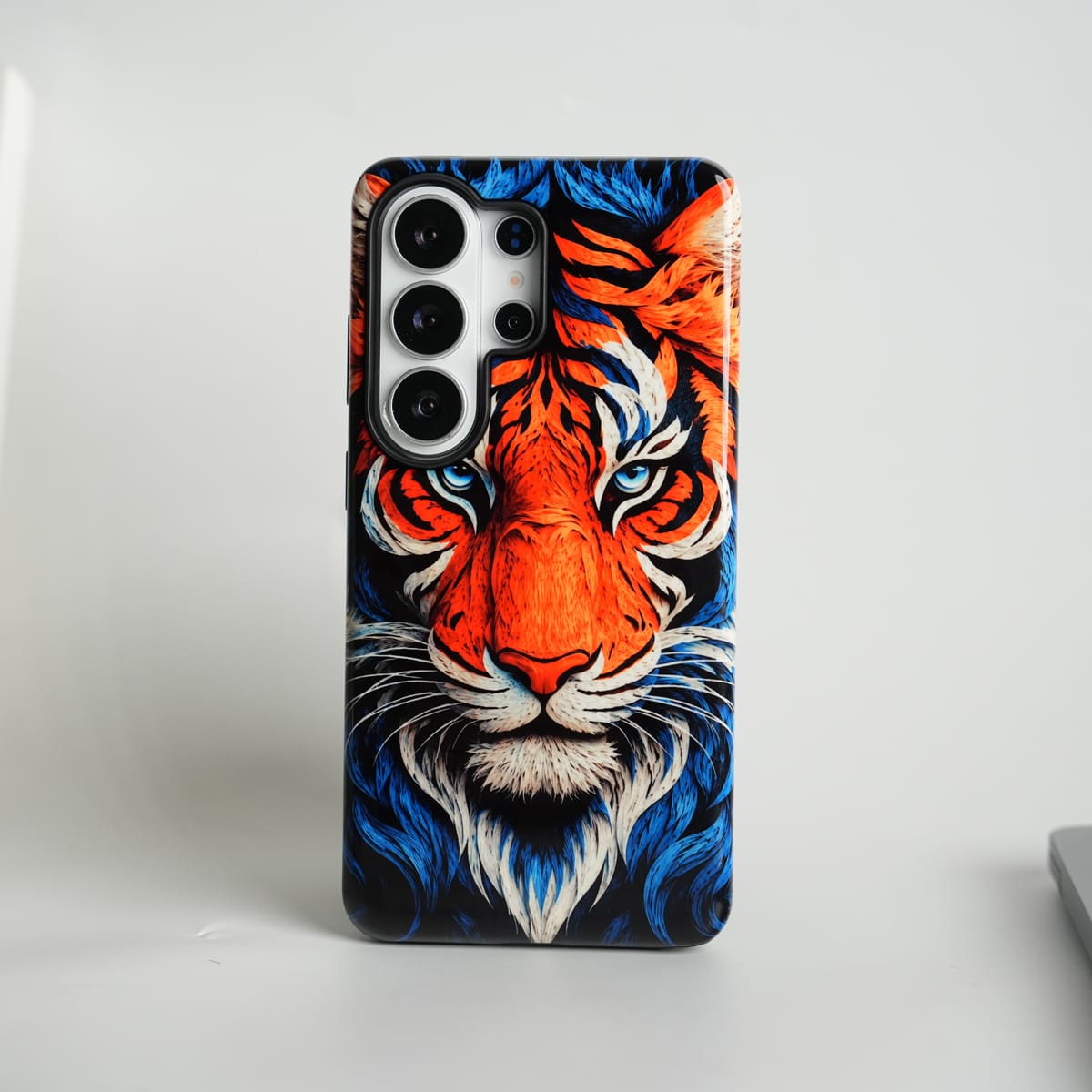 Galaxy Ultra Series Tiger Face HD Glossy Double layer Tough Cover