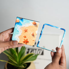 Galaxy Z Flip Series Ocean Breeze HD Glossy Double layer Tough Cover