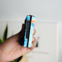 Galaxy Z Flip Series Ocean Breeze HD Glossy Double layer Tough Cover