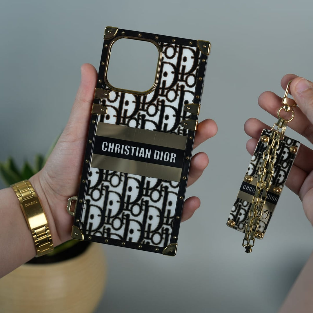 FRATO luxury Case iPhone Luxury CD Trunk Case Cover With Chain