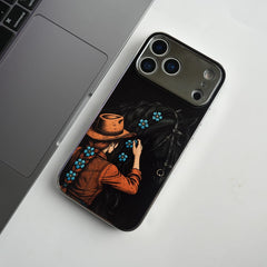 iPhone Series The Black Horse Chrome Plated Case Cover