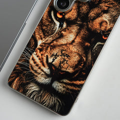 Galaxy Ultra Series Lion Face Chrome Plated Case