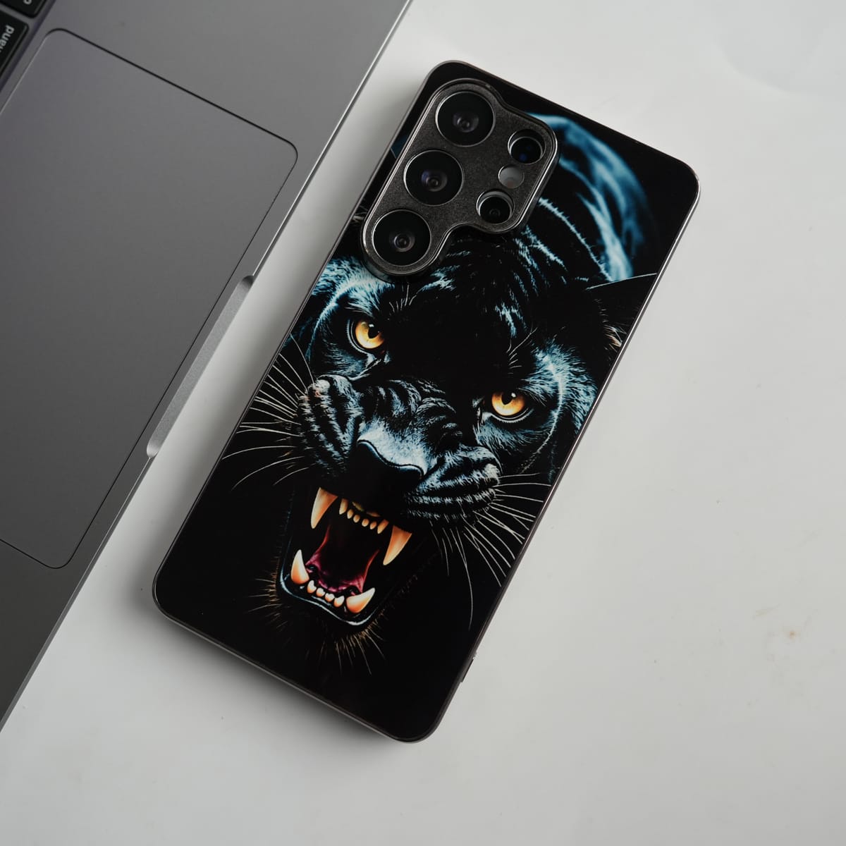 Galaxy Ultra Series Shadow Panther Chrome Plated Cover