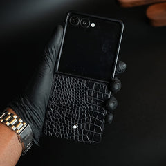 Black Textured MB Case Cover for Samsung Galaxy Z Flip 8