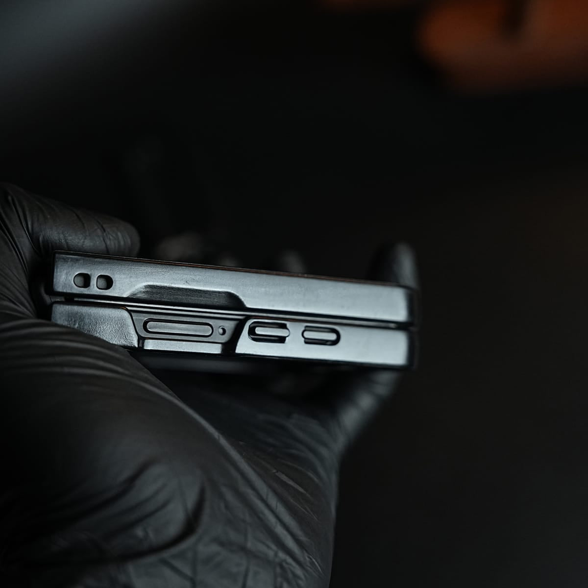 Samsung Galaxy Z Flip 8 Luxury Monogram Pattern PU Leather Case Cover (Beige)