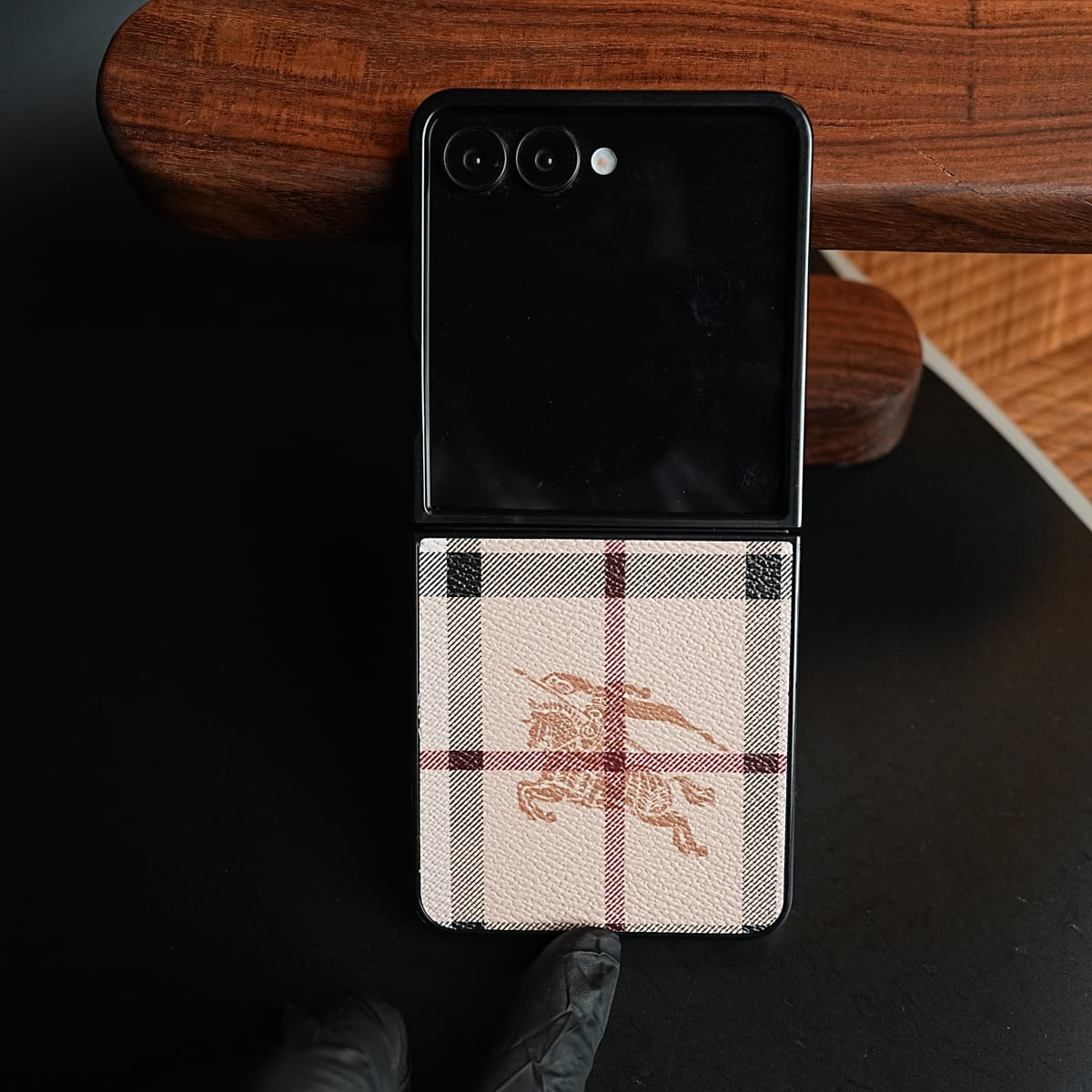 Luxury BRY Design PU Leather Case For Samsung Galaxy Z Flip 8