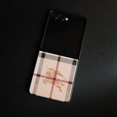 Luxury BRY Design PU Leather Case For Samsung Galaxy Z Flip 8