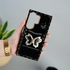 FRATO Samsung S26 Ultra Galaxy S26 Ultra Luxury Butterfly Case | Trunk Frame Cover with 3D Butterfly | Premium Limited Edition Design