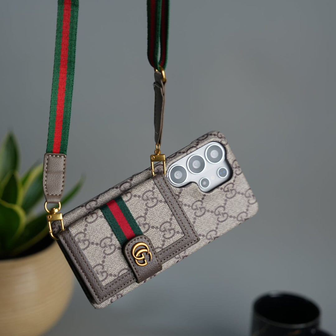 FRATO Samsung S26 Ultra Galaxy S26 Ultra Luxury Cardholder Crossbody Sling Strap Case