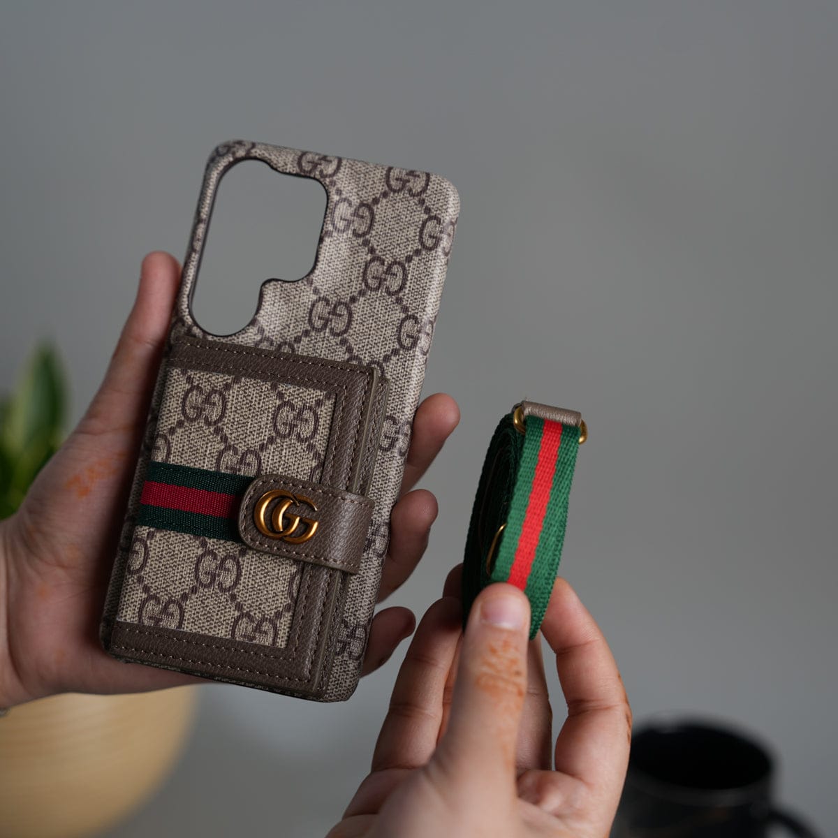 FRATO Samsung S26 Ultra Galaxy S26 Ultra Luxury Cardholder Crossbody Sling Strap Case