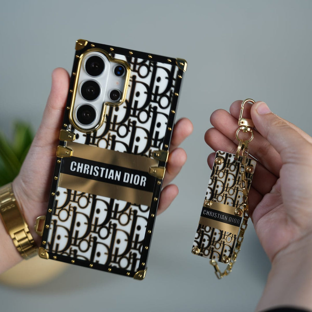 FRATO Samsung S26 Ultra Galaxy S26 Ultra Luxury CD Trunk Case Cover With Chain