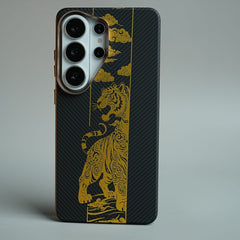 Royal Gold Tiger Edition Magsafe Case For Galaxy Ultra Series