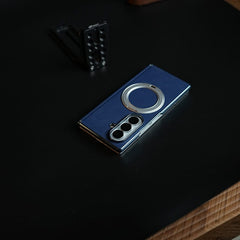 Premium Back Case for Samsung Galaxy Z Fold 8 Ultra | Hinge Protection & Rotating Metal Ring Stand