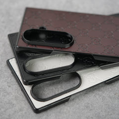 Samsung Galaxy Z fold 7 Luxury GG Fashion Leather Brand Case Cover