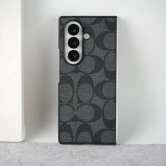 Samsung Galaxy Z Fold 8 Ultra Luxury CC Brand PU Leather Design Case Cover