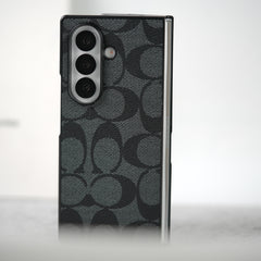 Samsung Galaxy Z Fold 8 Ultra Luxury CC Brand PU Leather Design Case Cover