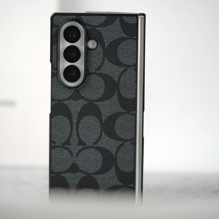 Samsung Galaxy Z Fold 7 Luxury CC Brand PU Leather Design Case Cover