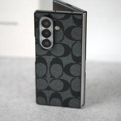 Samsung Galaxy Z Fold 8 Ultra Luxury CC Brand PU Leather Design Case Cover