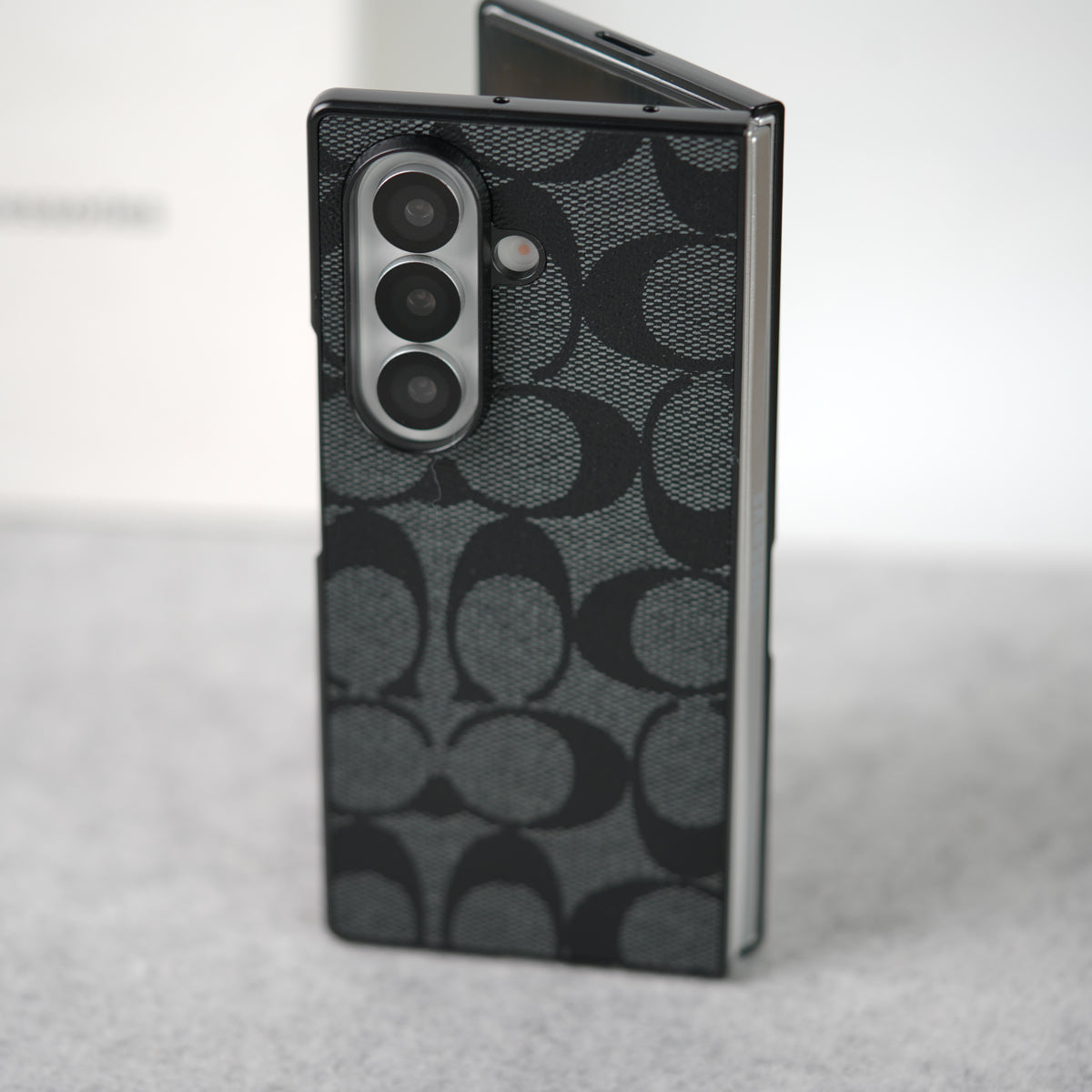 Samsung Galaxy Z Fold 8 Ultra Luxury CC Brand PU Leather Design Case Cover