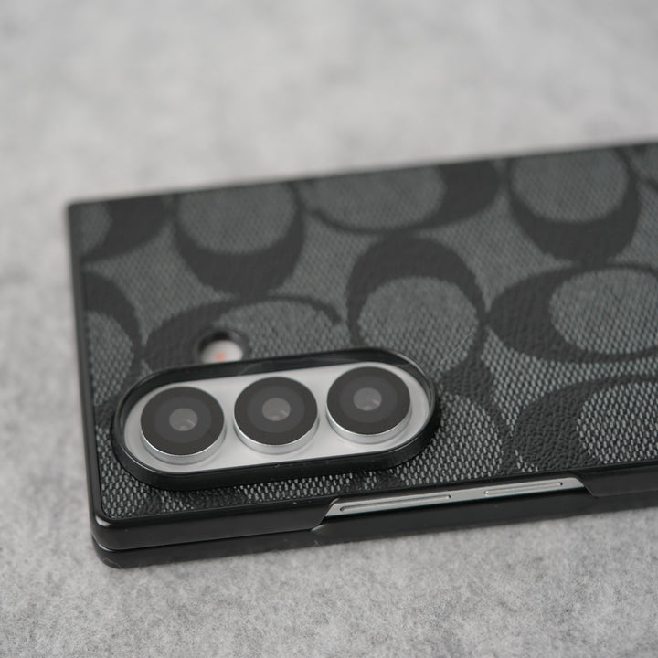 Samsung Galaxy Z Fold 7 Luxury CC Brand PU Leather Design Case Cover