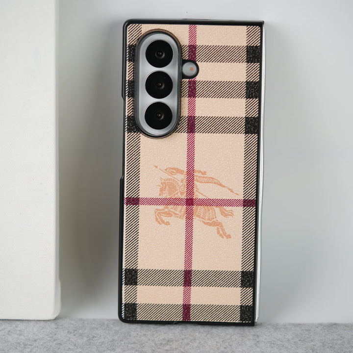 Samsung Galaxy Z Fold 7 Luxury BRY PU Leather Case Cover