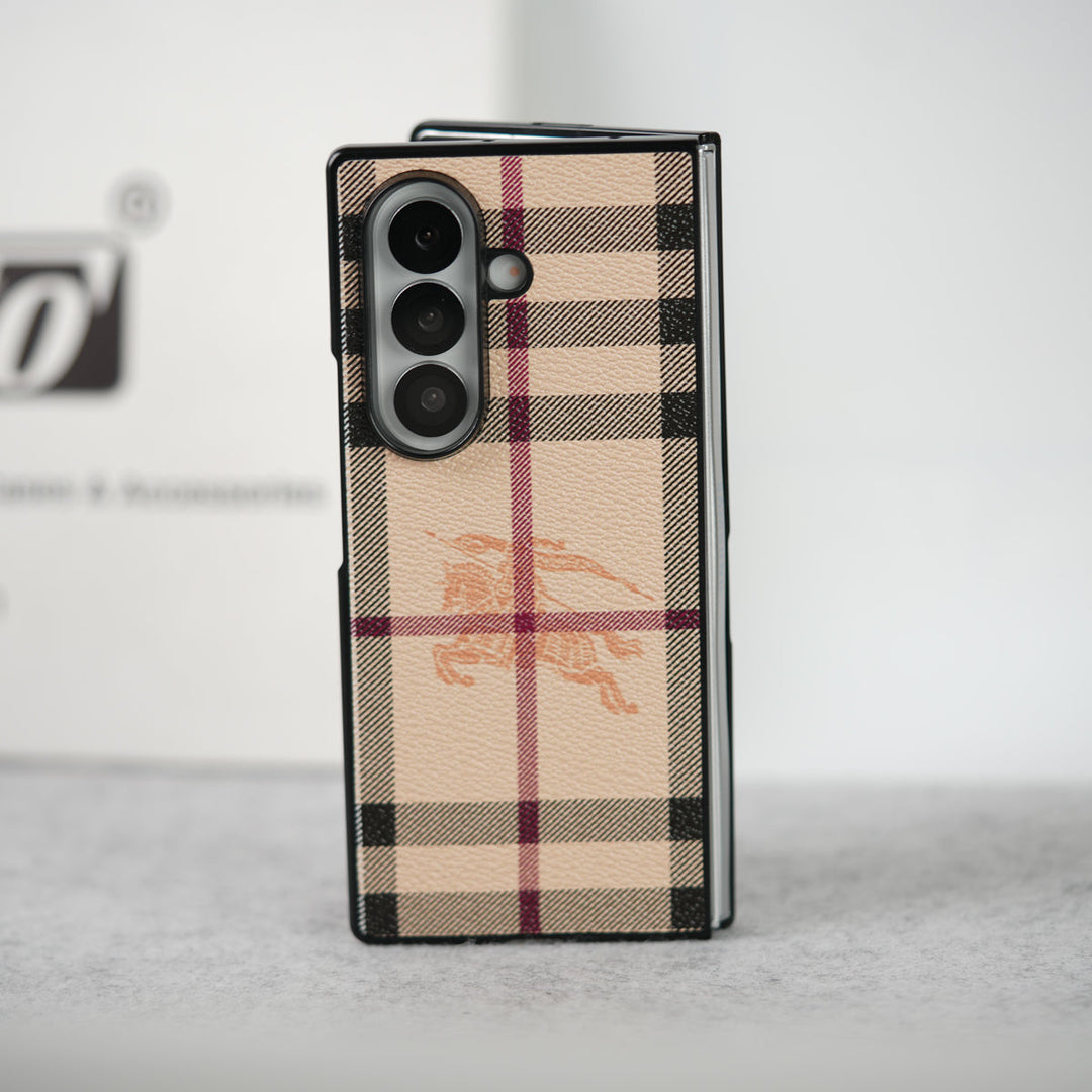 Samsung Galaxy Z Fold 7 Luxury BRY PU Leather Case Cover