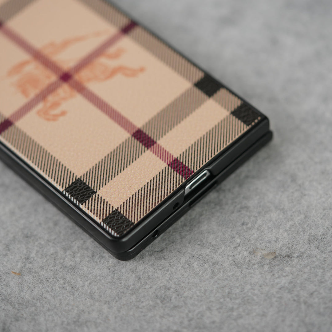 Samsung Galaxy Z Fold 7 Luxury BRY PU Leather Case Cover