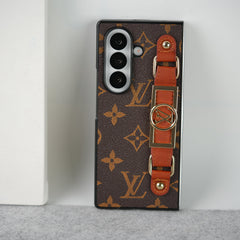 Samsung Galaxy Z Fold 8 Ultra Luxury Brand Strap Holder Case