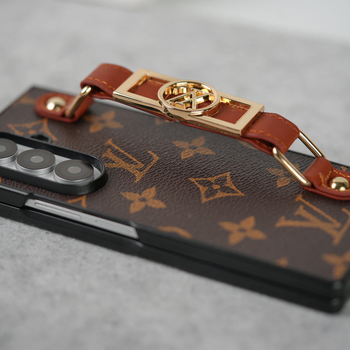 Samsung Galaxy Z Fold 8 Ultra Luxury Brand Strap Holder Case