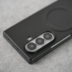 Samsung Galaxy Z Fold 7 PU Leather Strong Magnetic Ring Cover