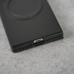 Samsung Galaxy Z Fold 7 PU Leather Strong Magnetic Ring Cover