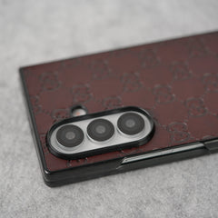 Samsung Galaxy Z fold 7 Luxury GG Fashion Leather Brand Case Cover