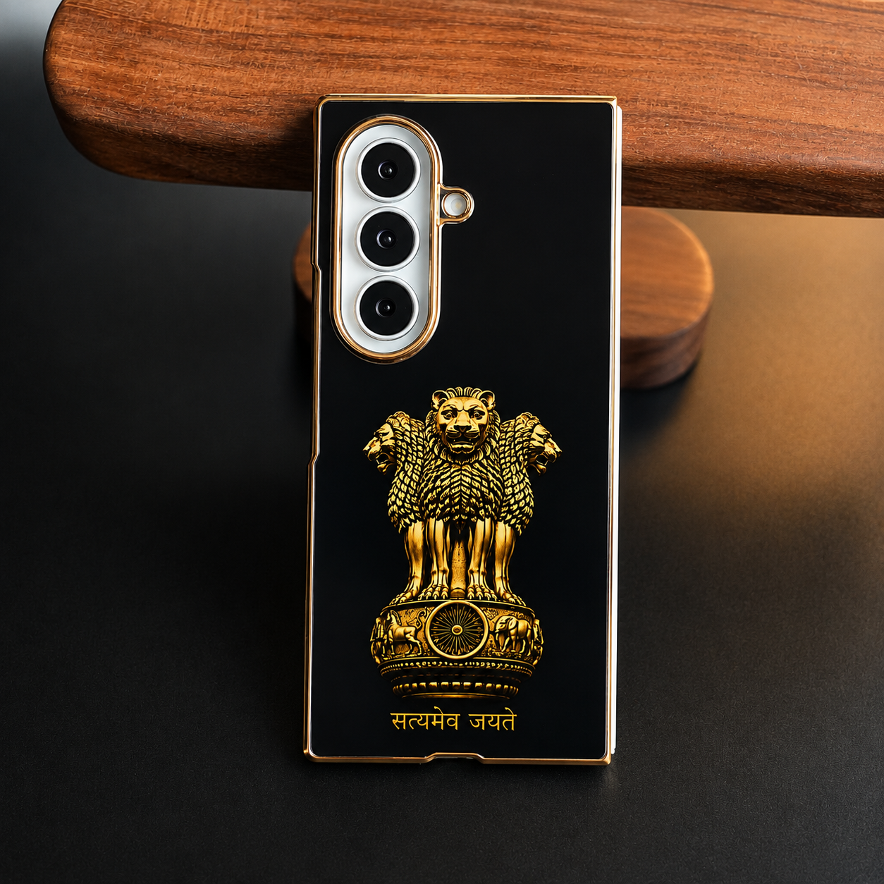 Ashoka Emblem Premium Case Cover For Samsung Galaxy Z Fold Series
