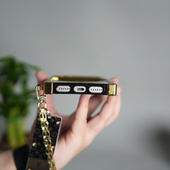 iPhone 17 Series Luxury Branded Trunk Case Cover With Chain