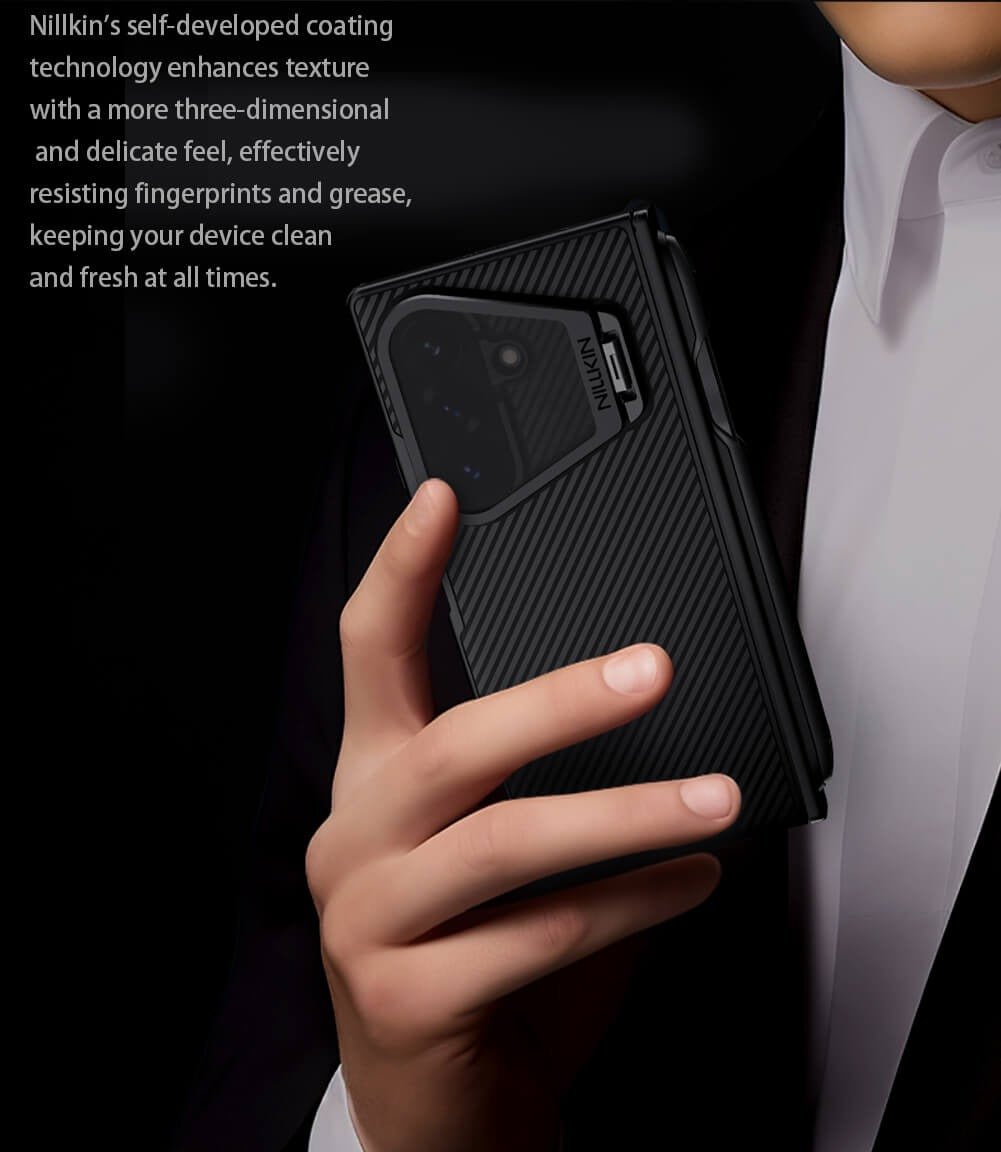 Nillkin Camshield Prop Magnetic Transparent Lens Guard Edition Pen holder Version Camera protective cover case for Samsung Galaxy Z Fold 8 Ultra