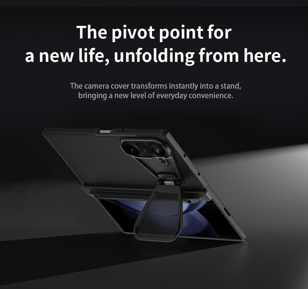 Nillkin Camshield Prop Magnetic Transparent Lens Guard Edition Pen holder Version Camera protective cover case for Samsung Galaxy Z Fold 8 Ultra