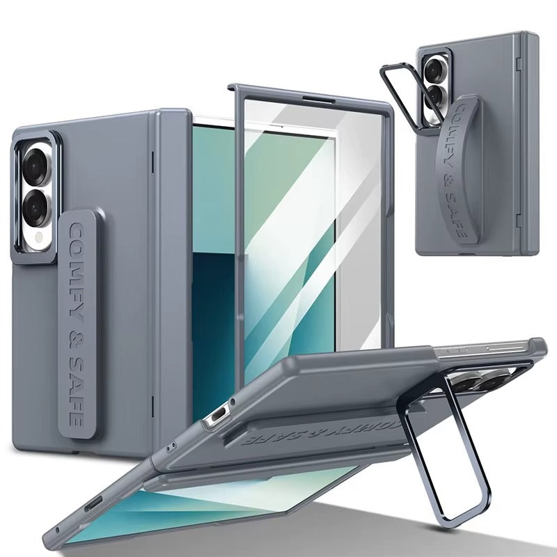 Hinge Protection Case for Samsung Galaxy Z Fold 8 | S Pen Holder & Metal Stand Cover