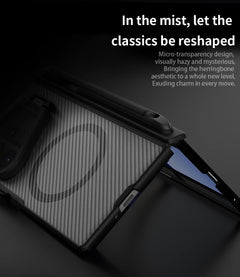 Nillkin Camshield Prop Magnetic Clear version Transparent Lens Guard Edition Pen holder Version Camera protective cover case for Samsung Galaxy Z Fold 8 Ultra